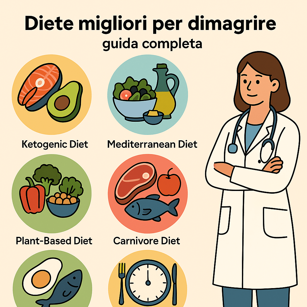Diete migliori per dimagrire: guida completa alle strategie più efficaci e sicure