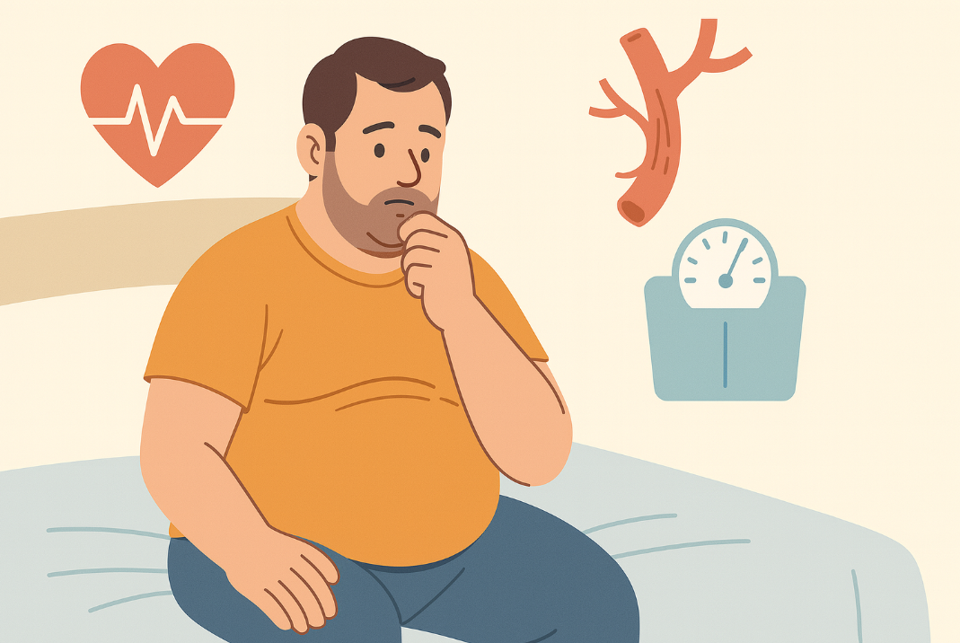 Obesità e disfunzione erettile: come il grasso addominale compromette l’erezione